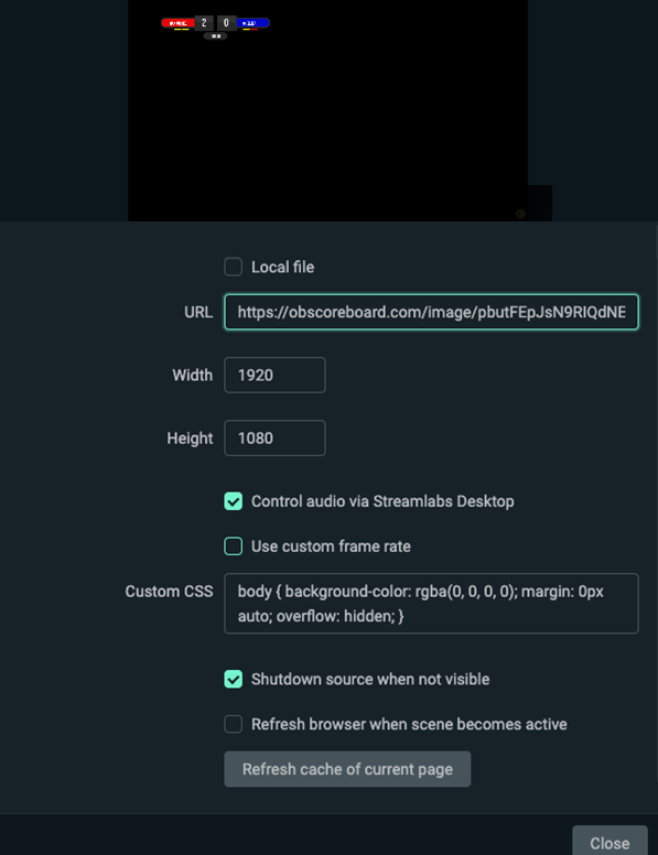 add browser source